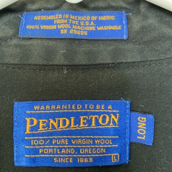 SOLD Pendleton PLAID SNAP-FRONT WESTERN CANYON SHIRT - Picture 3 of 4